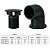 SANKING DRENO E GRELHA COM CURVA SOLDAVEL 1/2" UPVC CINZA 20MM - Imagem 5