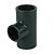 SANKING TEE DE REDUCAO SOLDAVEL UPVC CINZA 32-25MM 1"-3/4" - Imagem 1