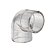 SANKING JOELHO COTOVELO 90° SOLDAVEL 3/4" PMMA TRANSPARENTE 25MM - Imagem 1