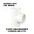 SANKING TEE SOLDAVEL 1/2" UPVC BRANCO 20MM - Imagem 6