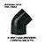 SANKING JOELHO COTOVELO 45° SOLDAVEL 1" UPVC CINZA 32MM - Imagem 4