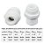 SANKING CONEXAO RAPIDA PP UPVC BRANCO 1/2"-1/4" 20-6.5MM - Imagem 4