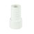SANKING ESPIGA PARA MANGUEIRA SOLDAVEL UPVC BRANCO 25-21MM - Imagem 1