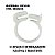 SANKING ABRACADEIRA JACARE NYLON BRANCO 32MM 1" - Imagem 3