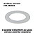 SANKING ANEL JUNTA DE VEDACAO DE SILICONE BRANCO 32MM 1" - Imagem 3