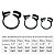 SANKING ABRACADEIRA JACARE NYLON PRETO 20MM 1/2" - Imagem 6
