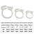 SANKING ABRACADEIRA JACARE NYLON BRANCO 20MM 1/2" - Imagem 4