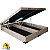 Cama Box Baú King Size 1.93 x 2.03 com 25cm de profundidade, Blindado - Imagem 8