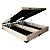 Cama Box Baú Casal BIPARTIDO 1.38 x 1.88 com 30cm de profundidade, Blindado em madeira. - Imagem 9