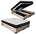 Conjunto Cama Box Baú KING Size 1.93x2.03 com Colchão de Molas Ensacadas e Espuma D33. - Imagem 1