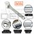 Chave Inglesa Ajustável Black&Decker 8 Polegadas em Aço - Imagem 2