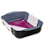 Assadeira Retangular Hercules 30x22cm Preta PA9000-A30P - Imagem 1