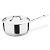 Panela Com Tampa Inox Fundo Triplo 24CM 4,5L Hércules PA50-004 - Imagem 1