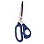 Tesoura Multiuso Fio Liso Azul Cushion Pro Mundial 16,5CM 970-6.1/2 - Imagem 1