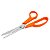 Tesoura Multiuso Fio Liso Laranja Pixel Mundial 19CM 3562-7.1/2 - Imagem 2