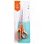 Tesoura Multiuso Fio Liso Laranja Pixel Mundial 19CM 3562-7.1/2 - Imagem 4