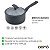 Panela c/ Tampa Cinza Antiaderente 16cm Hércules 1,5L PA300-P16CZ - Imagem 2