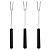 Garfo 2 Dentes Banhar Chocolate Confeitaria 17Cm 3 PC Hércules UC60-02 - Imagem 1