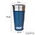 Copo Térmico Com Tampa Coleman Cerveja Bebidas 600ml Azul - Imagem 5