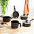 Conjunto de Panelas Antiaderente Hércules 5pc Preto PA100-5PR - Imagem 2