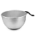 Bowl Medidor em Aço Inox com Alça em Silicone Hercules 23cm 3,5L BM23-23 - Imagem 1