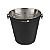 Balde para Gelo em Aço Inox Preto 1,4L Hercules UB27-02 - Imagem 1