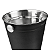 Balde para Gelo em Aço Inox Preto 1,4L Hercules UB27-02 - Imagem 2