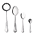 Faqueiro Classique Aço Inox 101 Peças c/ Estojo de Madeira Hercules 493-101 - Imagem 3