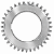 Coroa Artifex P/ Sram T-type Sl Offset 3mm Direct Polida - Imagem 2