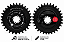 Coroa Artifex P/ Sram T-type Sl Offset 3mm Direct Preta - Imagem 5