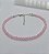 Pulseira Quartzo Rosa facetada - 4mm - Imagem 1