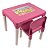 Mesa Com Cadeira Infantil Princesinhas Rosa Styll Baby - Imagem 2