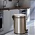 Cesto De Lixo Lixeira Aço Inox Com Pedal E Recipiente Plástico 4,5l - Imagem 4