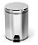 Cesto De Lixo Lixeira Aço Inox Com Pedal E Recipiente Plástico 4,5l - Imagem 1