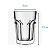 Copo Vidro 6 un Grosso Resistente Transparente 360ml Chicago - Imagem 2