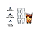 Copo Vidro 6 un Grosso Resistente Transparente 360ml Chicago - Imagem 7