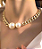 Choker com Corrente Grumet e Pérolas - Imagem 2