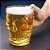 Caneca Chopp Cerveja Vidro Caveira 450 Ml - Imagem 2