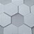 Papel de Parede 3D Geométrico Cinza e Branco - Coleção Grace 3 - Kantai - Imagem 2