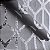 Papel de Parede Kantai Coleção White Swan Geométrico Cinza Com Brilho Metálico - Imagem 3