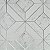 Papel de Parede Kantai Coleção White Swan Geométrico Off-White com Fio Prata - Imagem 1
