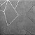 Papel de Parede Kantai Coleção White Swan Geométrico Cinza Escuro com Fio Prata - Imagem 1