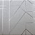 Papel de Parede Kantai Coleção White Swan Linhas Geométricas Cinza Escuro com Fio Prata - Imagem 2