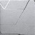 Papel de Parede Kantai Coleção White Swan Geométrico Abstrato Cinza com Brilho Metálico - Imagem 2