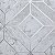 Papel de Parede Kantai Coleção White Swan Geométrico Cinza com Fio Prata - Imagem 3