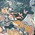 Papel de Parede Floral Azul Jeans Detalhes em Brilho - Coleção Poet Chart 4 | Kantai - Imagem 3