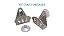 KIT 2 SUPORTE INOX DE BUCHA PARA PIA 2 UNID - Imagem 2