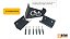 KIT C/ 2 SUPORTE HORIZONTAL DE BICICLETA PRETO - Imagem 1