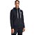 Moletom Under Armour Rival Fleece Full Zip Hoodie Preto Feminino - Imagem 1