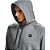 Moletom Under Armour Rival Fleece Hoodie Cinza Masculino - Imagem 4